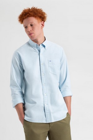 Camisas Ben Sherman St. Ives Resort Oxford Azules | 469-IUEBVA