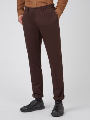 Pantalon Ben Sherman Signature Slim Stretch Chino Rojas | 683-LHCTSK