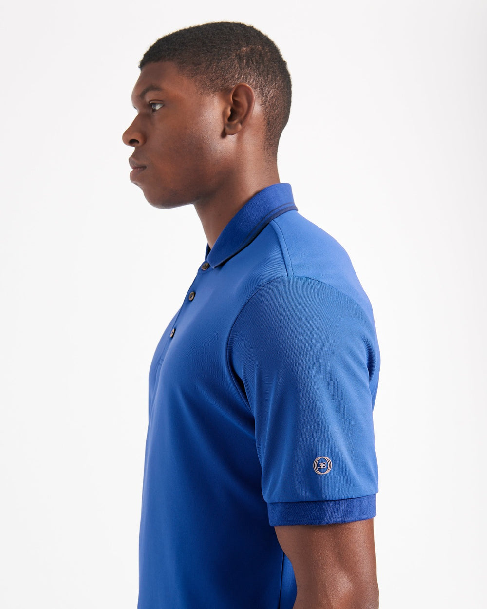 Camisa Polo Ben Sherman 360 Motion Stretch Azules Azul Real | 256-TAGMQJ