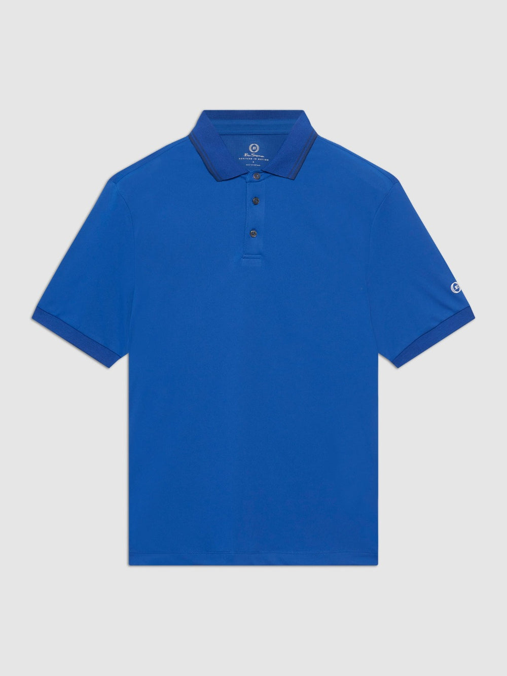 Camisa Polo Ben Sherman 360 Motion Stretch Azules Azul Real | 256-TAGMQJ