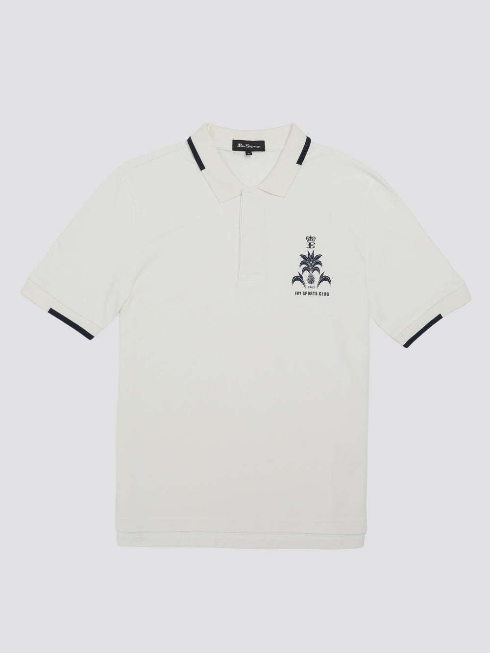 Camisa Polo Ben Sherman B by Ben Sherman Sports Club Embroidered Blancas | 984-VYHTUO