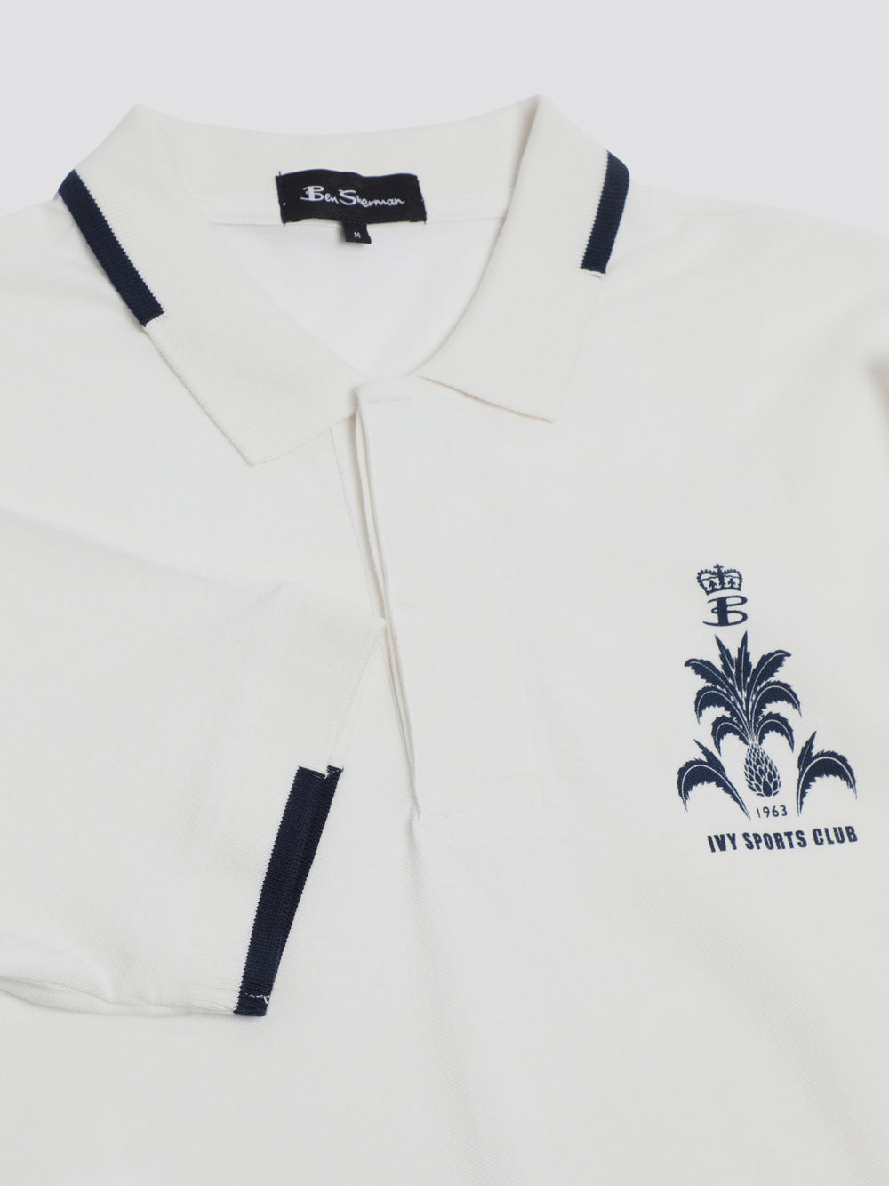 Camisa Polo Ben Sherman B by Ben Sherman Sports Club Embroidered Blancas | 984-VYHTUO