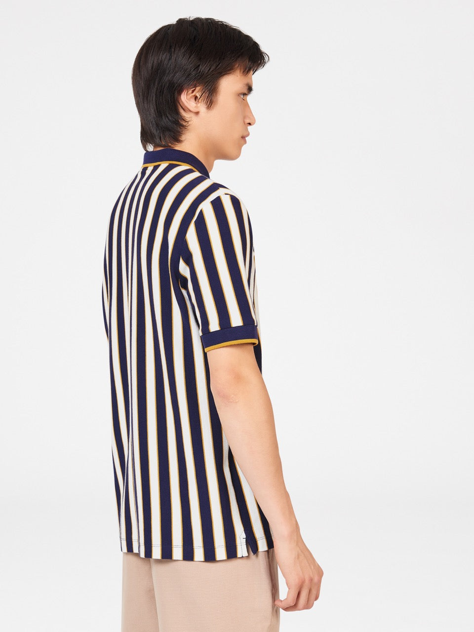 Camisa Polo Ben Sherman B by Ben Sherman Vertical Stripe Moradas | 092-VZBDUH