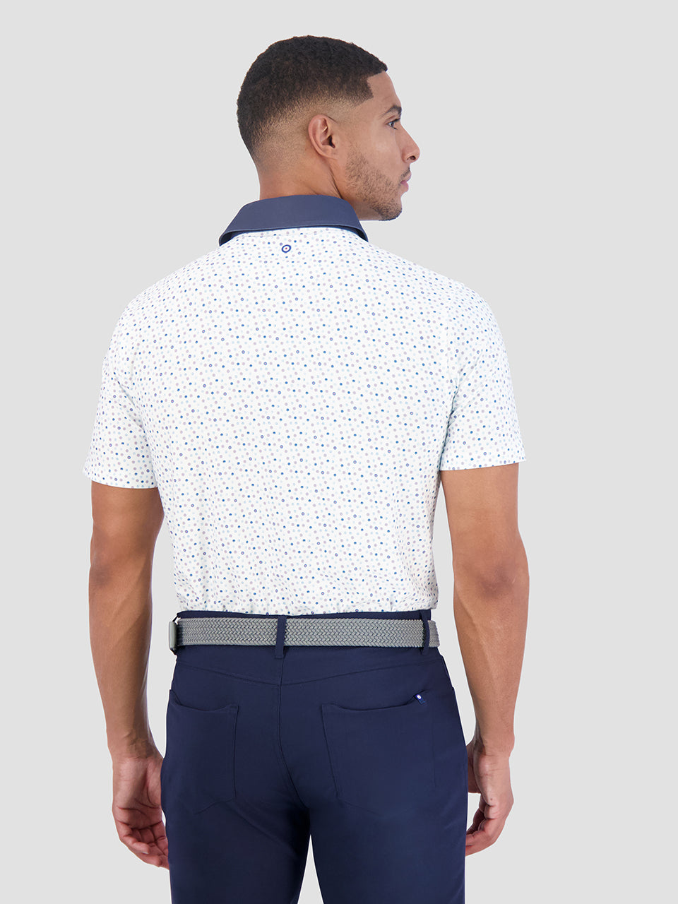 Camisa Polo Ben Sherman Polka Dots Tech Jersey Sports Fit Blancas | 219-NMRUDK