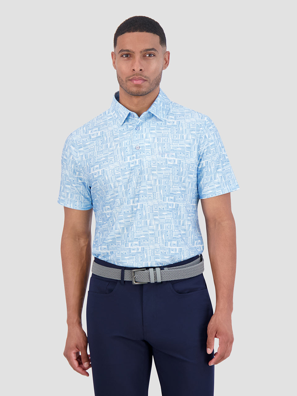 Camisa Polo Ben Sherman Radio Stack Tech Jersey Sports Fit Azules | 357-LHXBOI