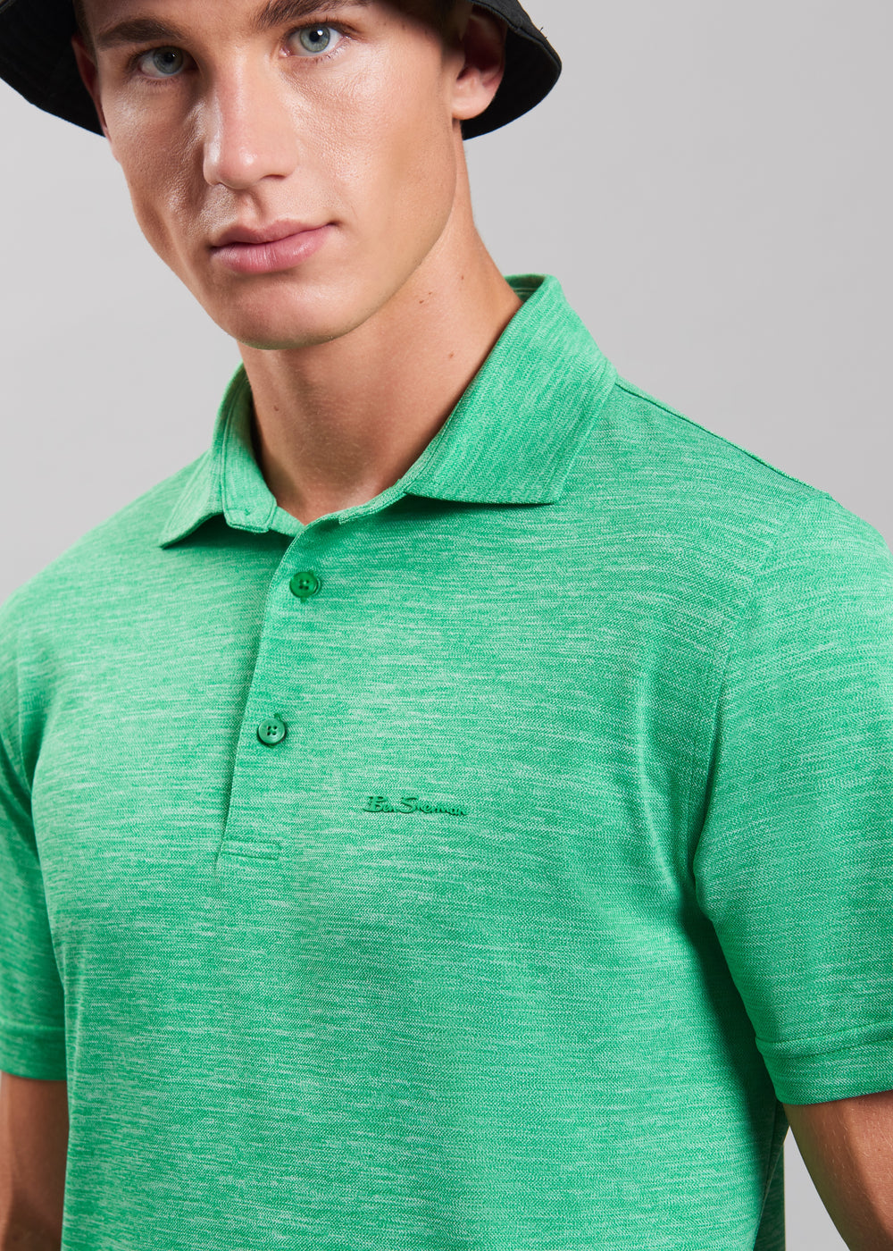 Camisa Polo Ben Sherman Short Sleeve Verde | 254-UMDXRC