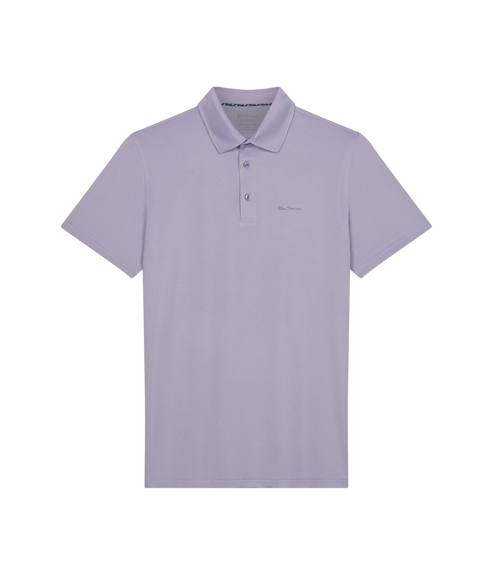 Camisa Polo Ben Sherman Solid Air Pique Sports Fit Moradas | 718-AMSPLI