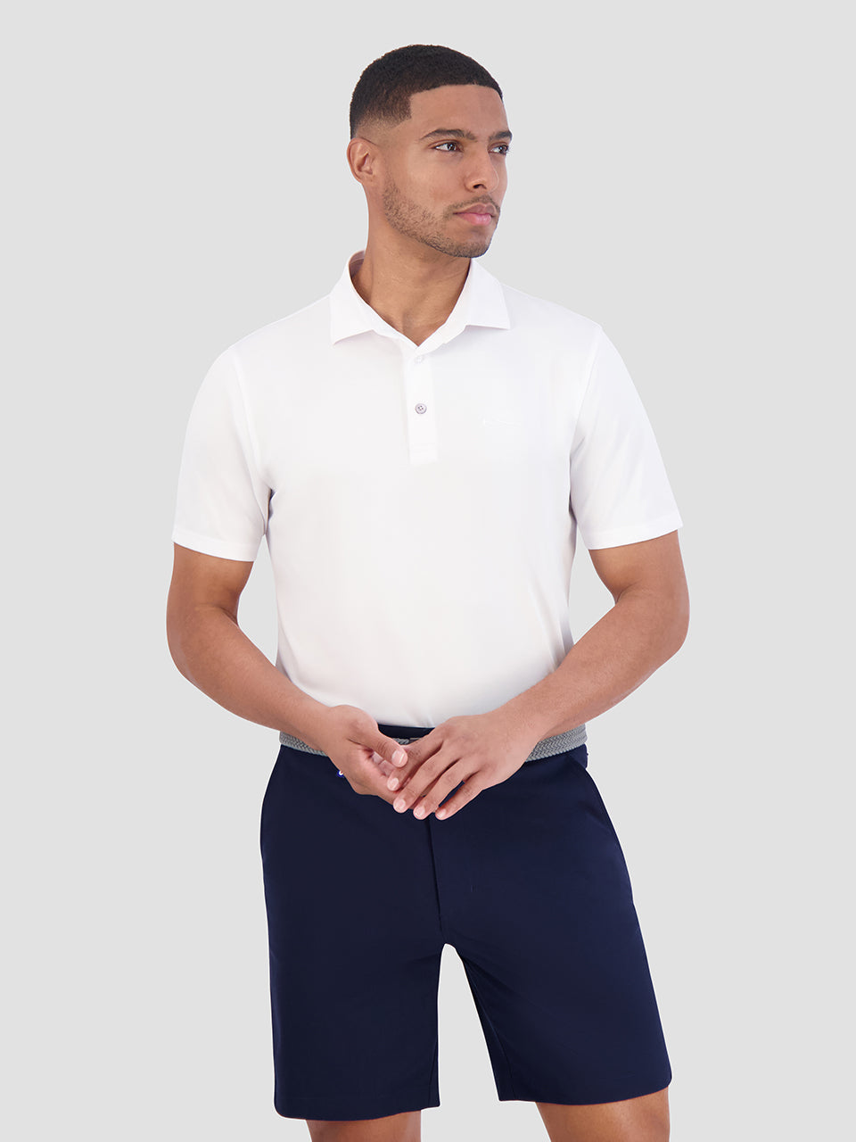 Camisa Polo Ben Sherman Solid Air Pique Sports Fit Blancas | 023-HVXWPB