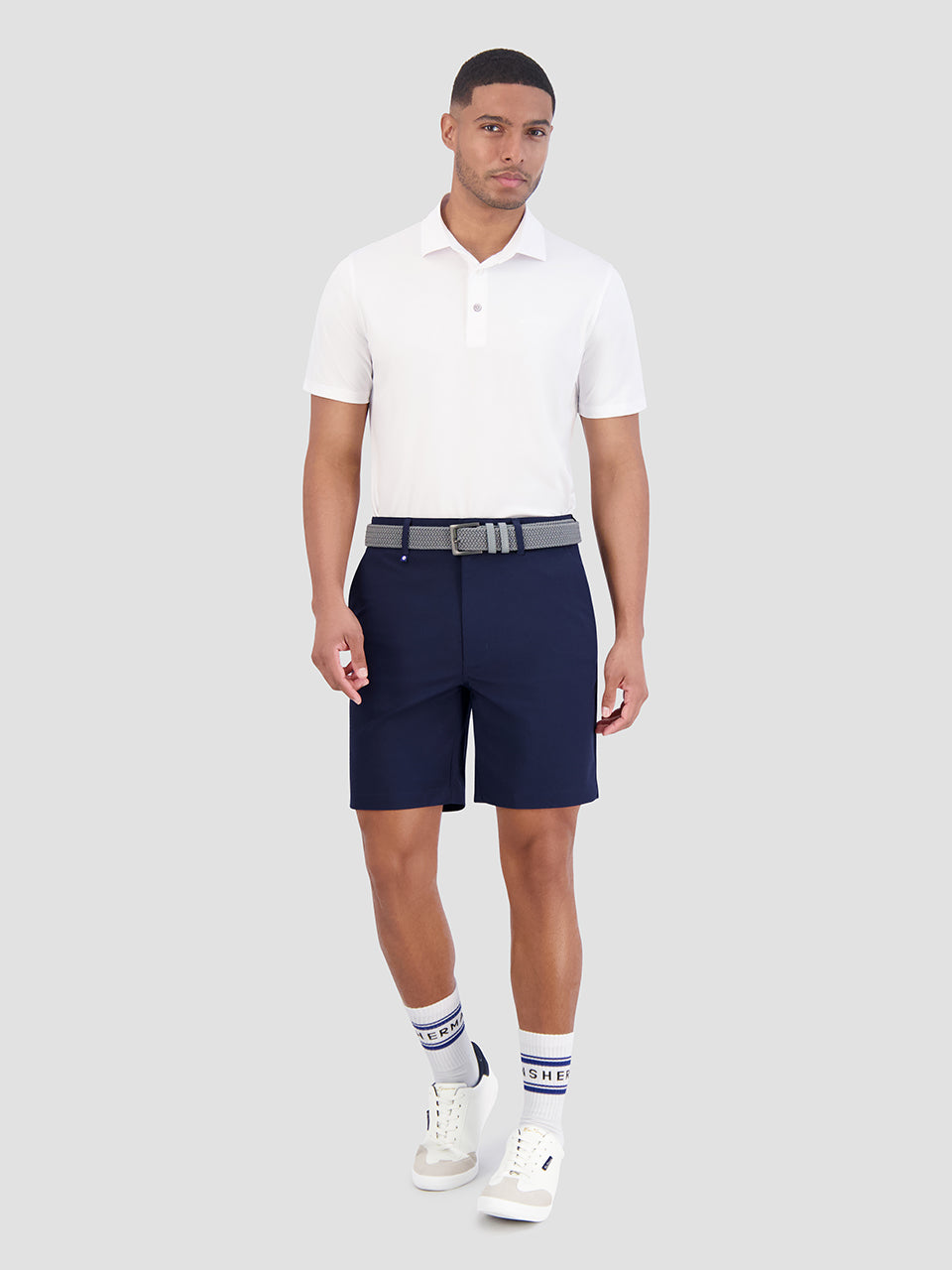 Camisa Polo Ben Sherman Solid Air Pique Sports Fit Blancas | 023-HVXWPB