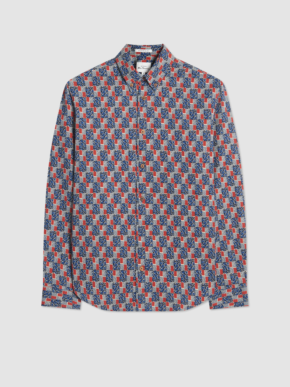 Camisas Ben Sherman 1950s Checkerboard Indigo | 210-DGSIJK