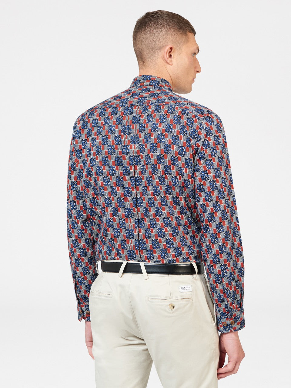 Camisas Ben Sherman 1950s Checkerboard Indigo | 210-DGSIJK