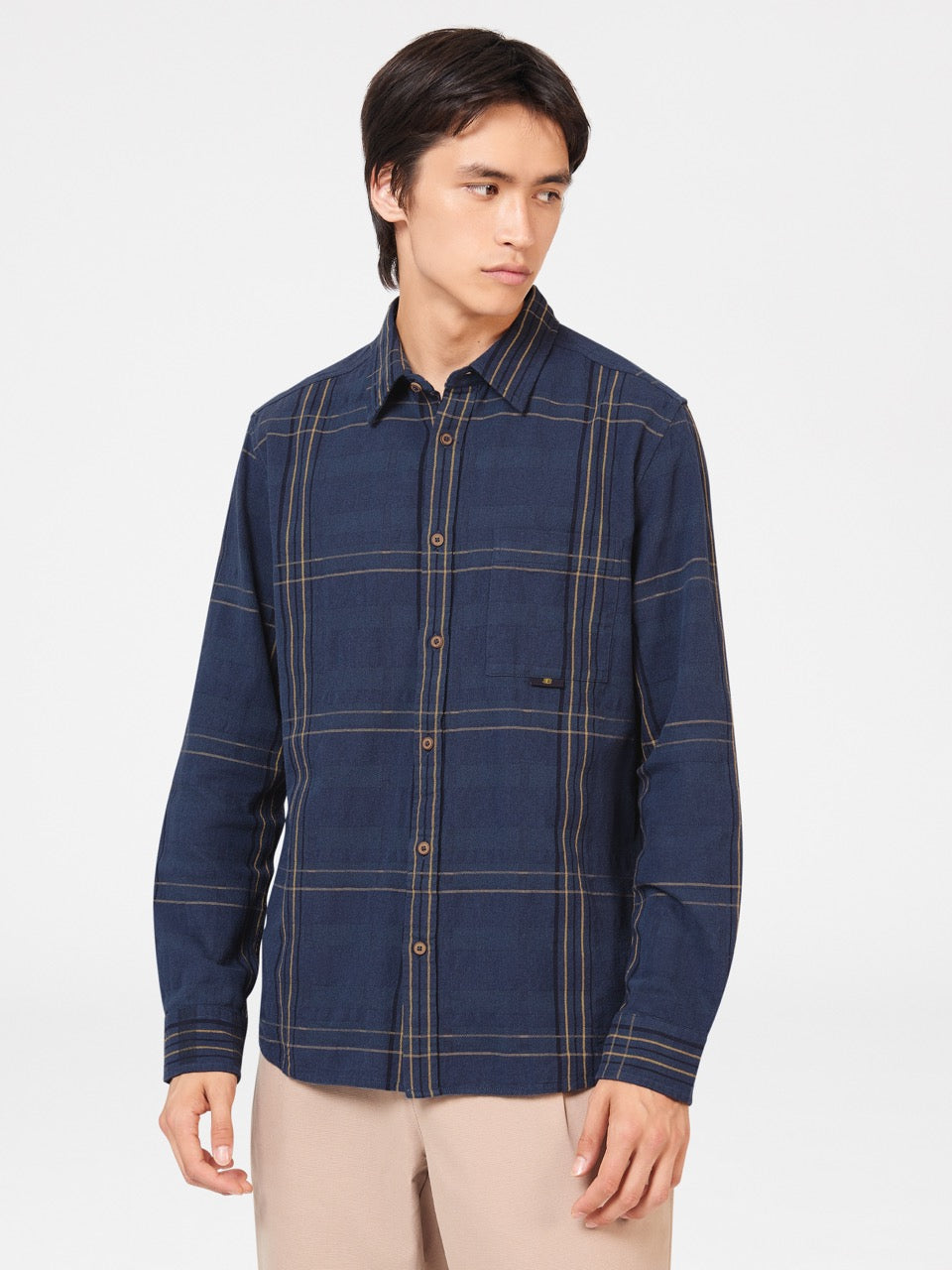 Camisas Ben Sherman B by Ben Sherman Indigo Check Indigo | 305-TFMLZO