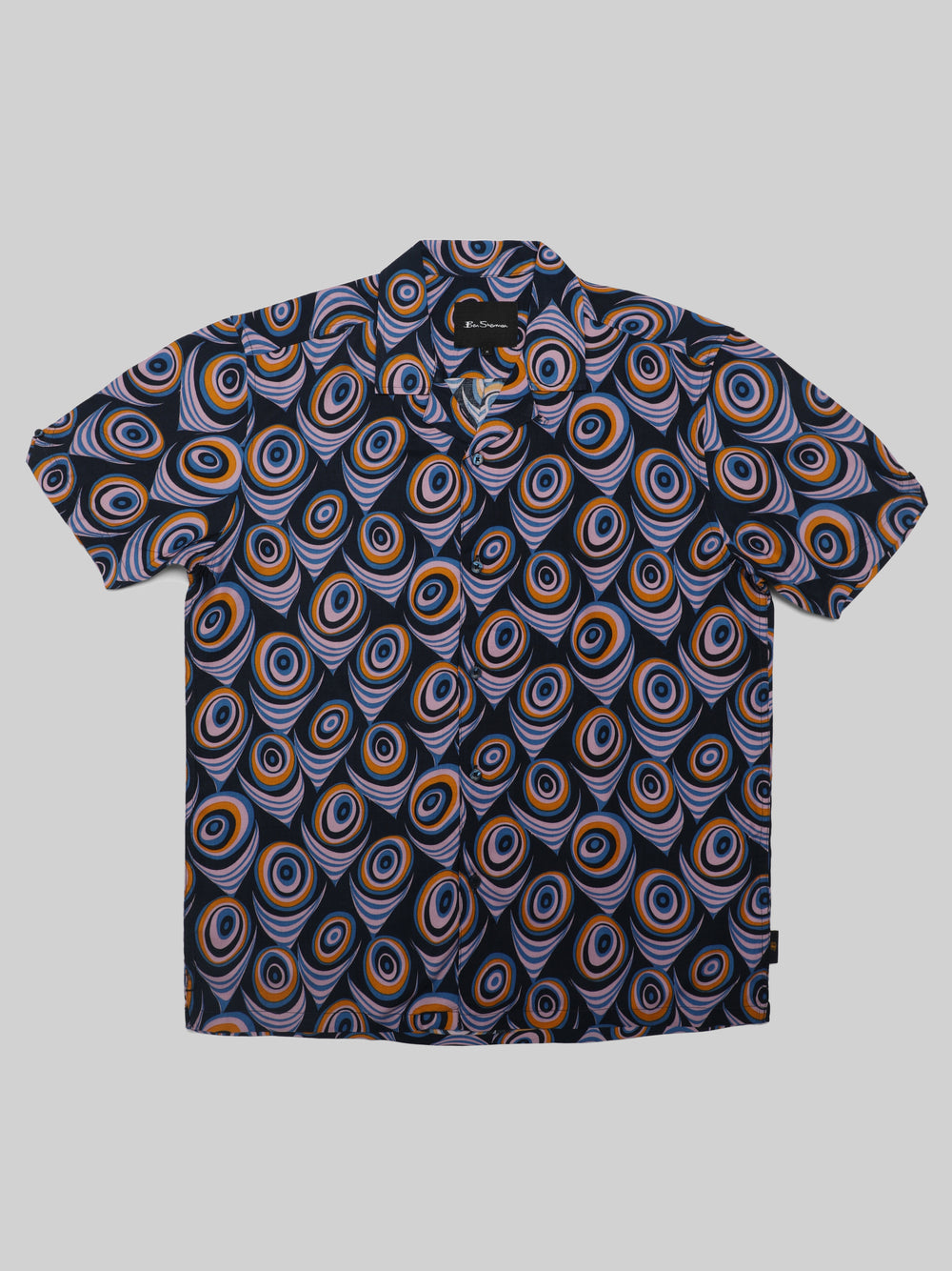 Camisas Ben Sherman B by Ben Sherman Psychedelic Print Moradas | 047-SGDXCM