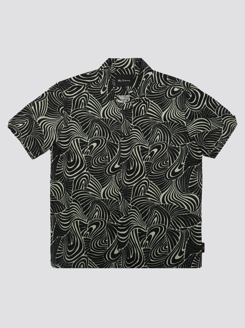 Camisas Ben Sherman B by Ben Sherman Psychedelic Swirl Print Verde Menta | 734-DZTJCN