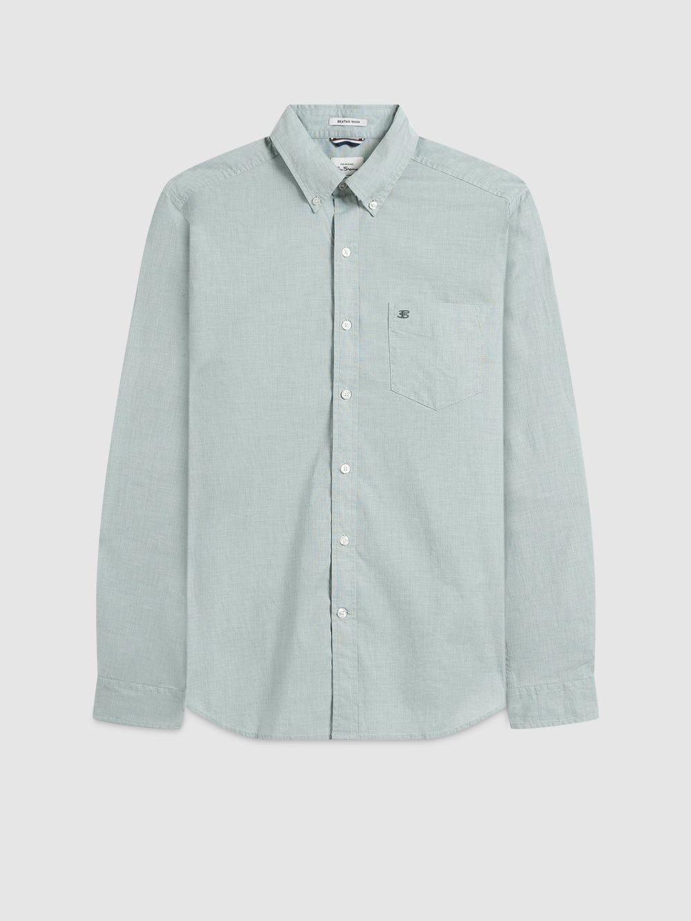 Camisas Ben Sherman Brighton Oxford Organic Green Verde | 150-JFCVHW