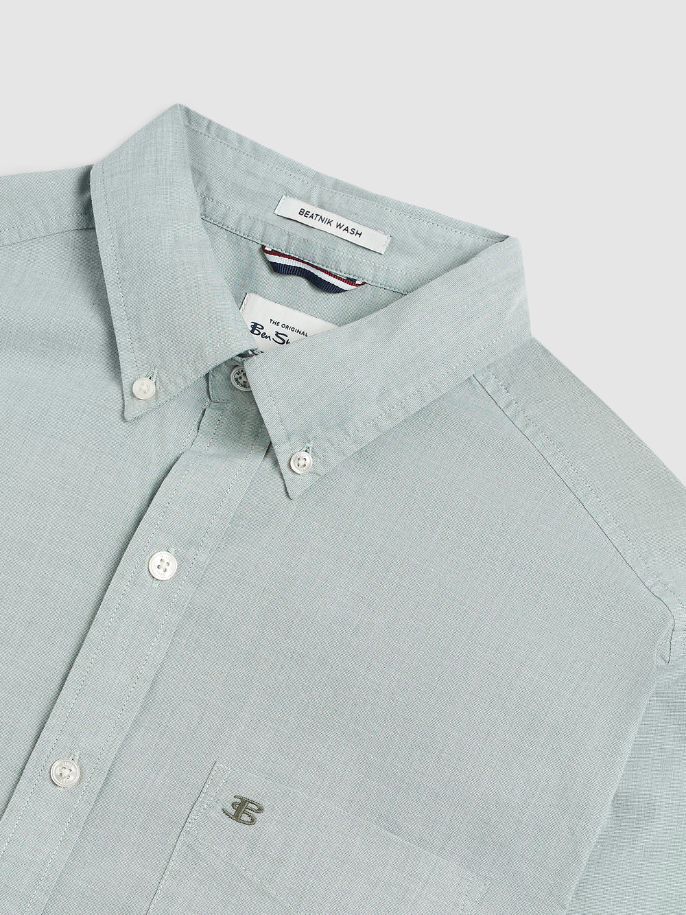 Camisas Ben Sherman Brighton Oxford Organic Green Verde | 150-JFCVHW