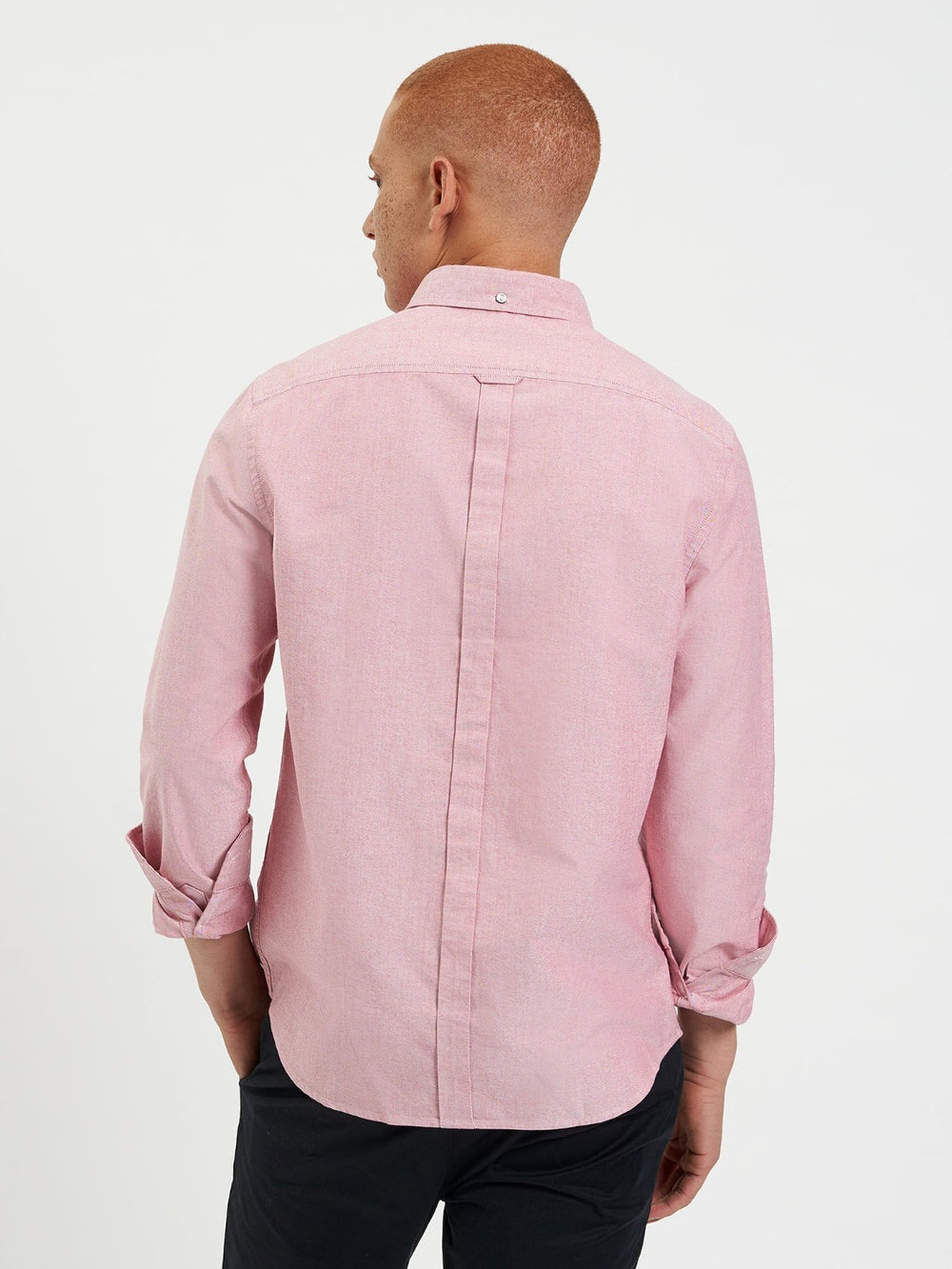 Camisas Ben Sherman Brighton Oxford Organic Rojas Claro | 150-RNIWOS