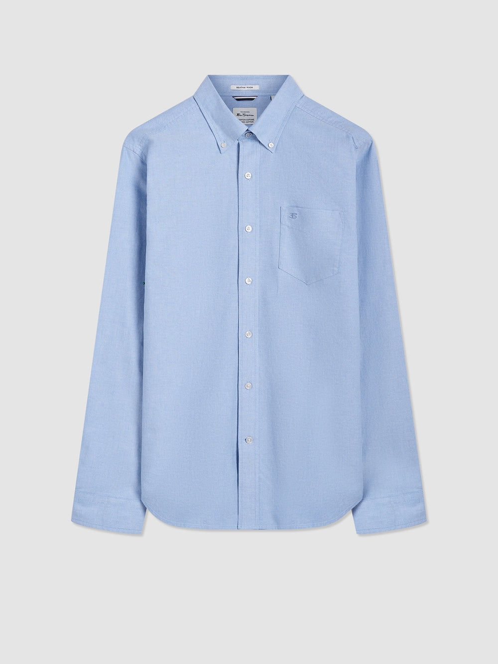 Camisas Ben Sherman Brighton Oxford Organic Azules | 521-MHIDTA