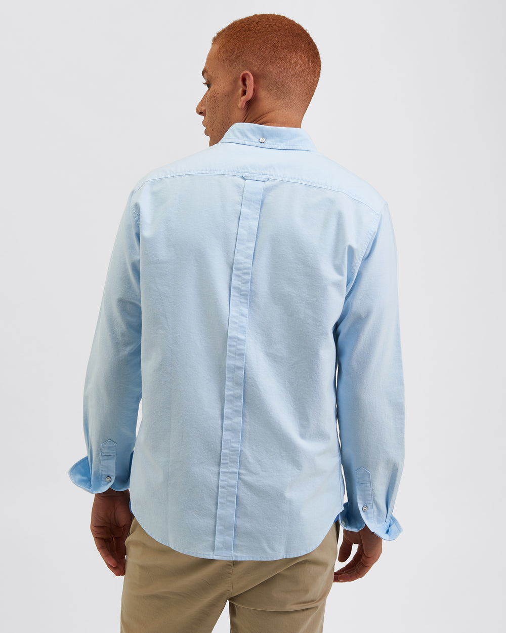 Camisas Ben Sherman Brighton Oxford Organic Azules | 853-SFZGWH