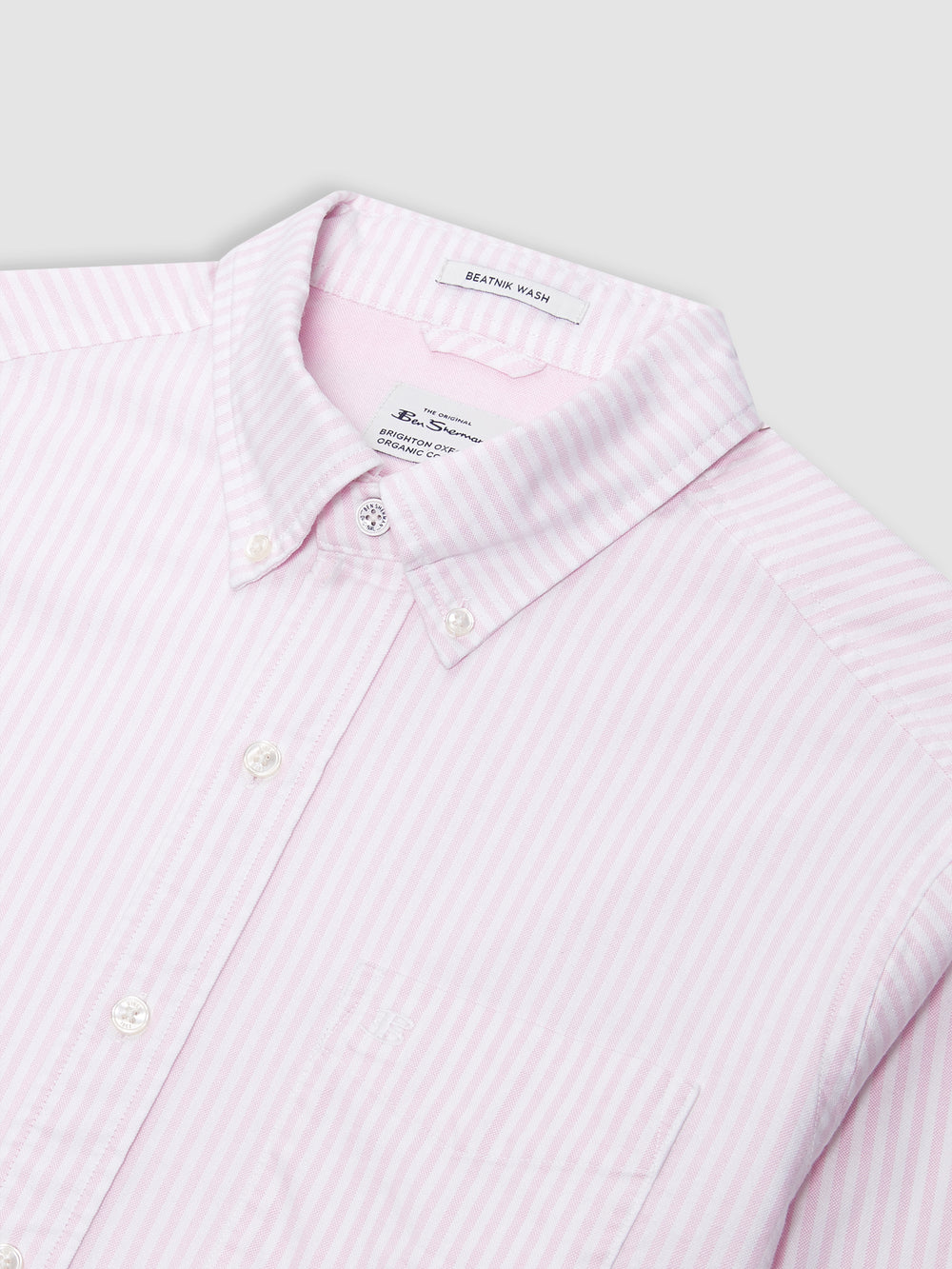 Camisas Ben Sherman Brighton Oxford Rosas Rayadas | 602-ZWAJPG