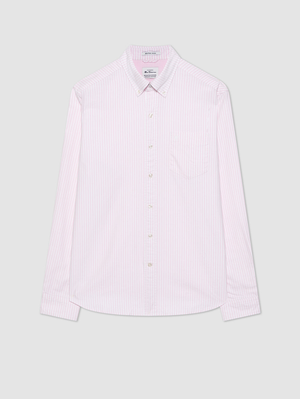 Camisas Ben Sherman Brighton Oxford Rosas Rayadas | 602-ZWAJPG