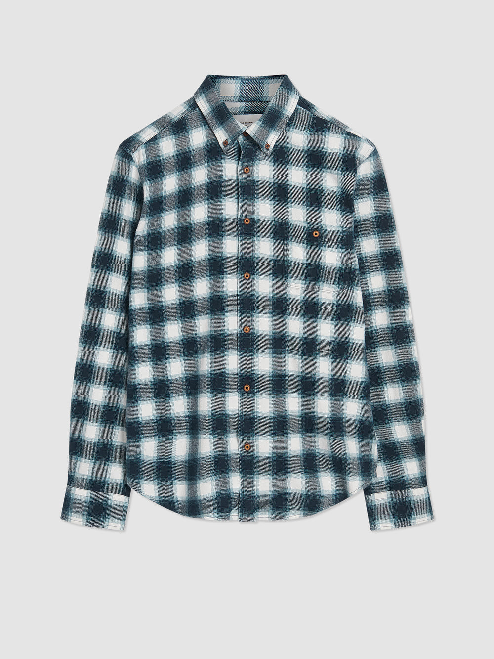 Camisas Ben Sherman Brushed Ombre Check Flannel Verde | 754-JSWNKY