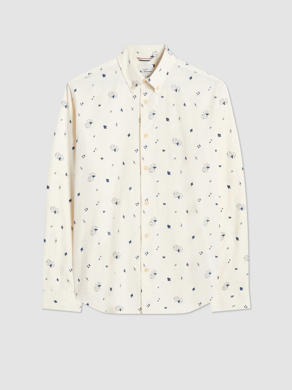 Camisas Ben Sherman Conversational Icon Blancas | 983-IRHUXY