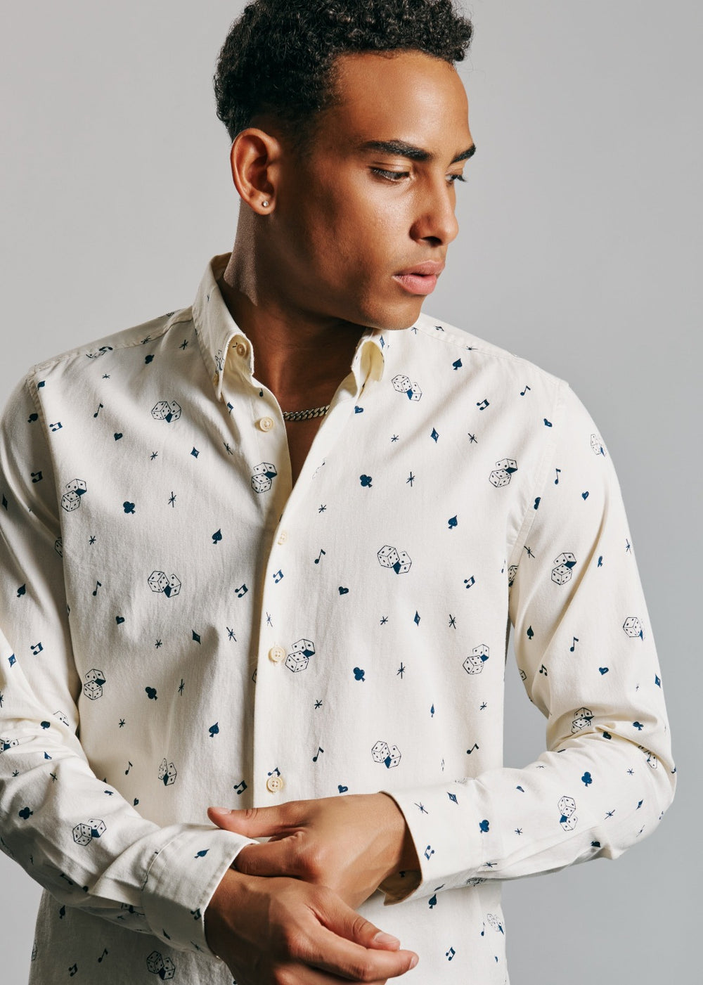 Camisas Ben Sherman Conversational Icon Blancas | 983-IRHUXY