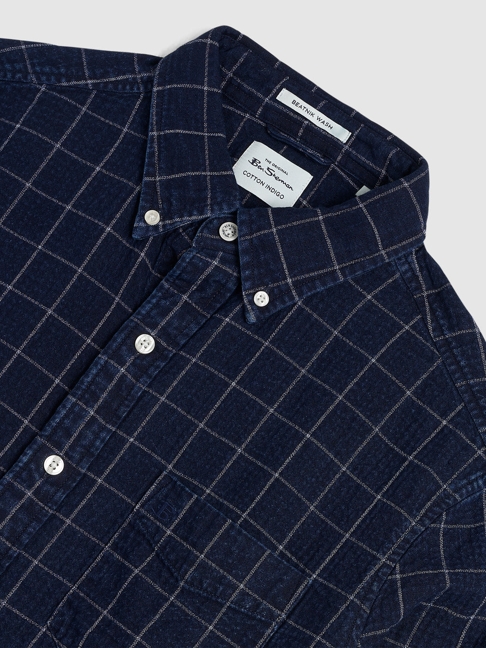 Camisas Ben Sherman Dalston Blues Beatnik Indigo | 093-YCWQRX