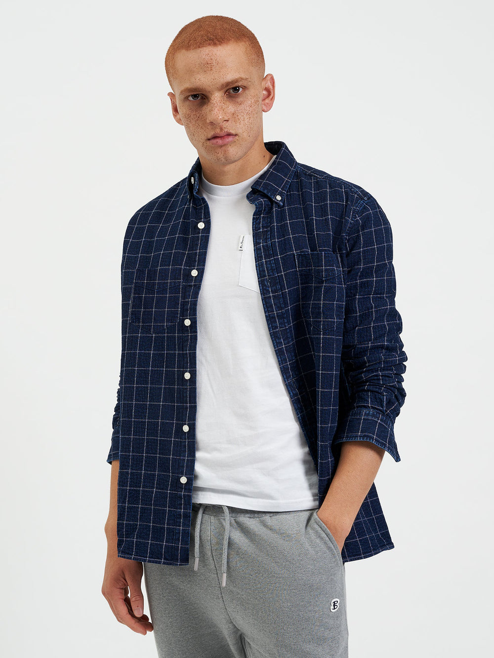 Camisas Ben Sherman Dalston Blues Beatnik Indigo | 093-YCWQRX