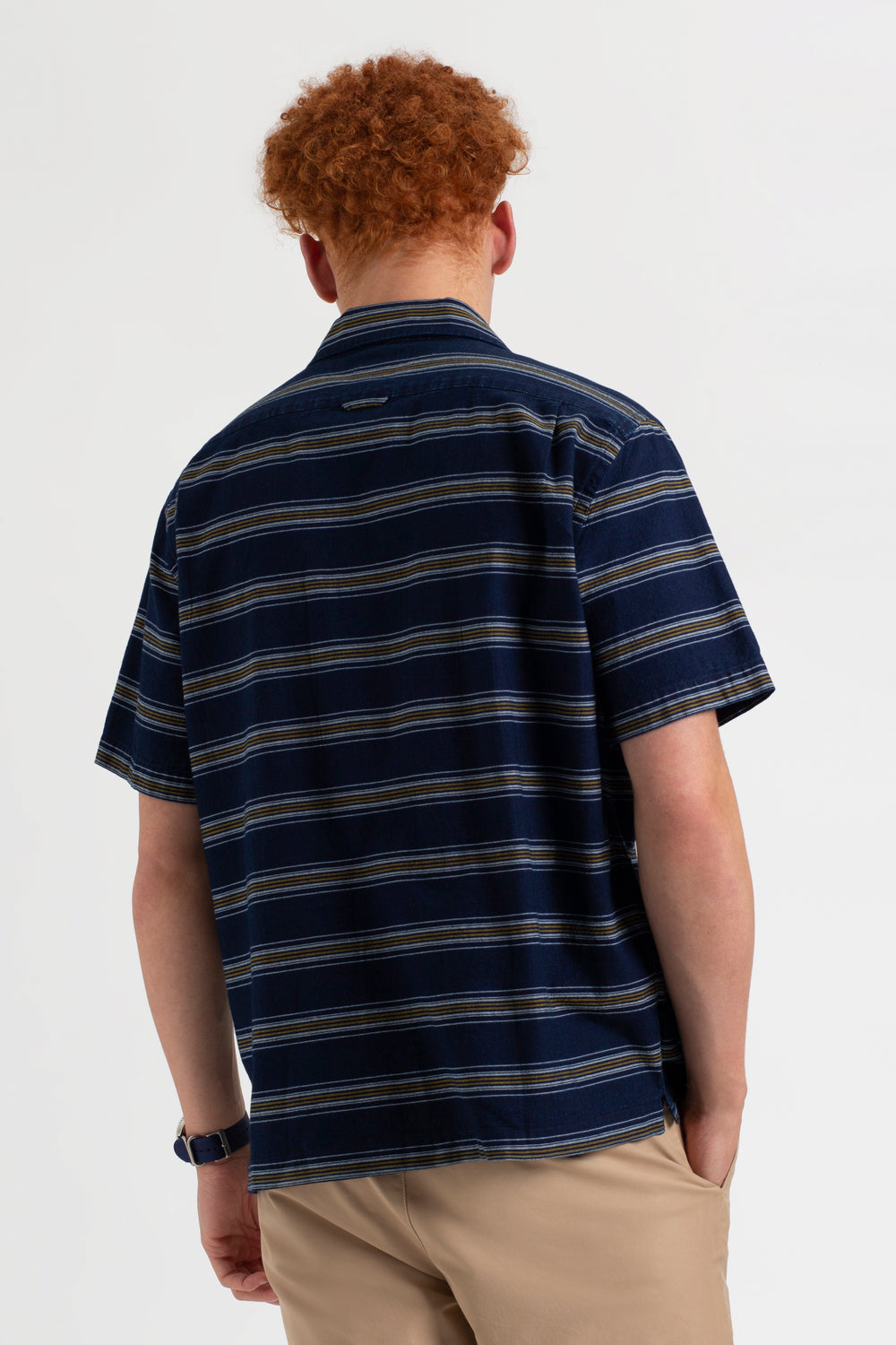 Camisas Ben Sherman Dalston Blues Lightweight Stripe Indigo | 527-KTZLOC