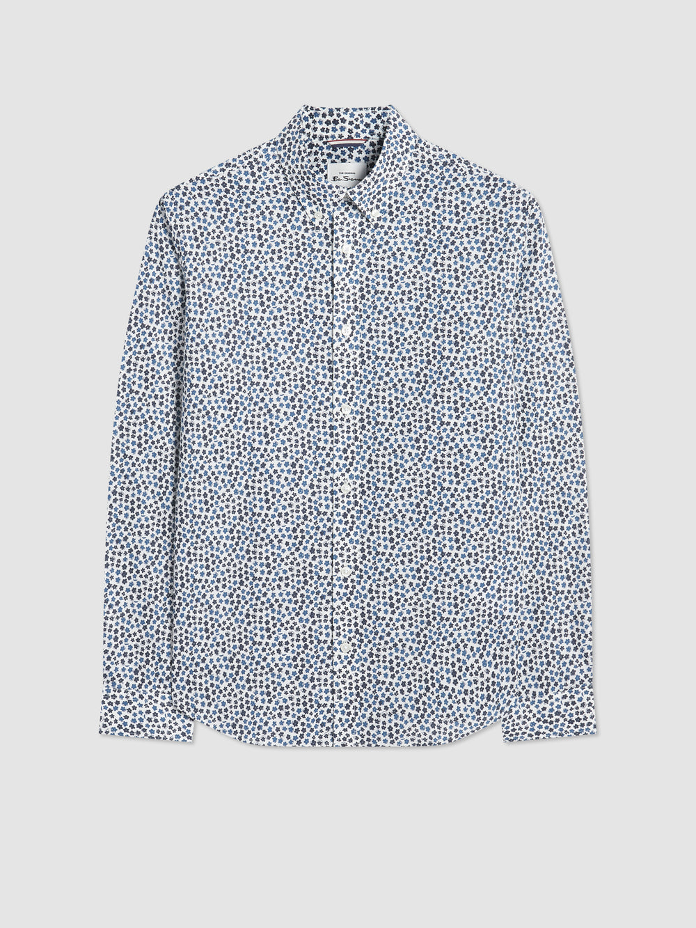 Camisas Ben Sherman Ditsy Floral Print Long Sleeve Blancas | 689-JIVGCH