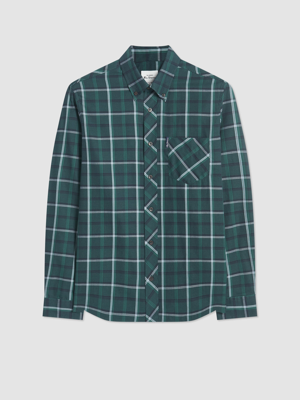 Camisas Ben Sherman Grid Check Verde | 914-VZRJFC