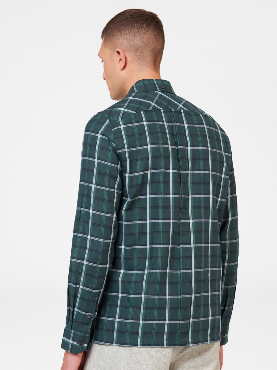 Camisas Ben Sherman Grid Check Verde | 914-VZRJFC