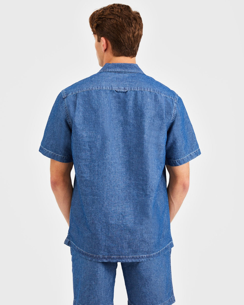 Camisas Ben Sherman Hastings Garment Dye Chambray Indigo | 785-BVGARM