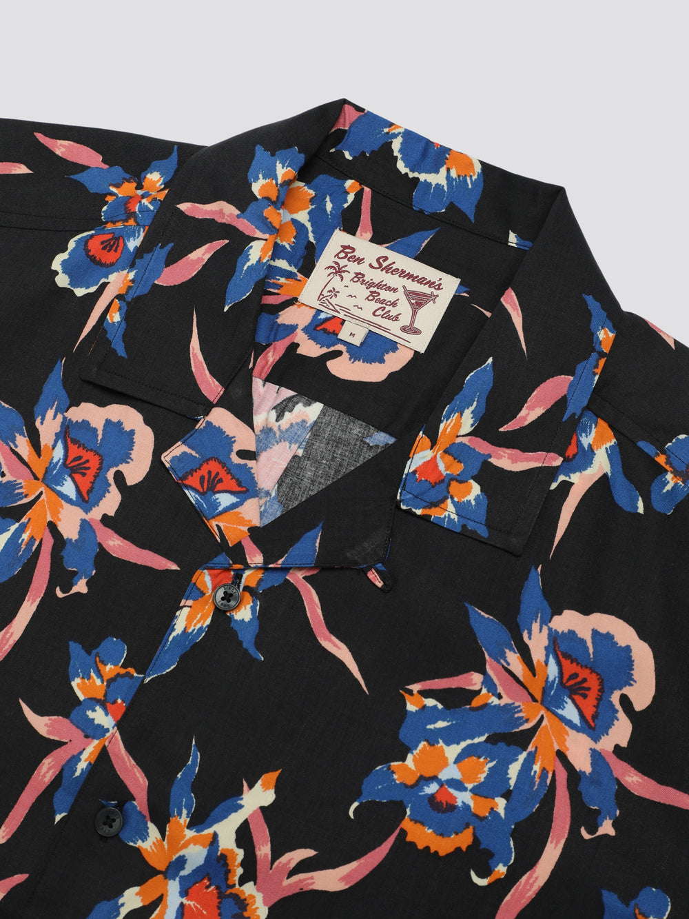 Camisas Ben Sherman Signature Botanical Print Negras | 093-DLVPQW