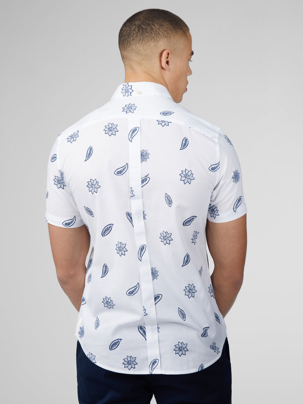 Camisas Ben Sherman Signature Floral Blancas | 109-NOCYKF