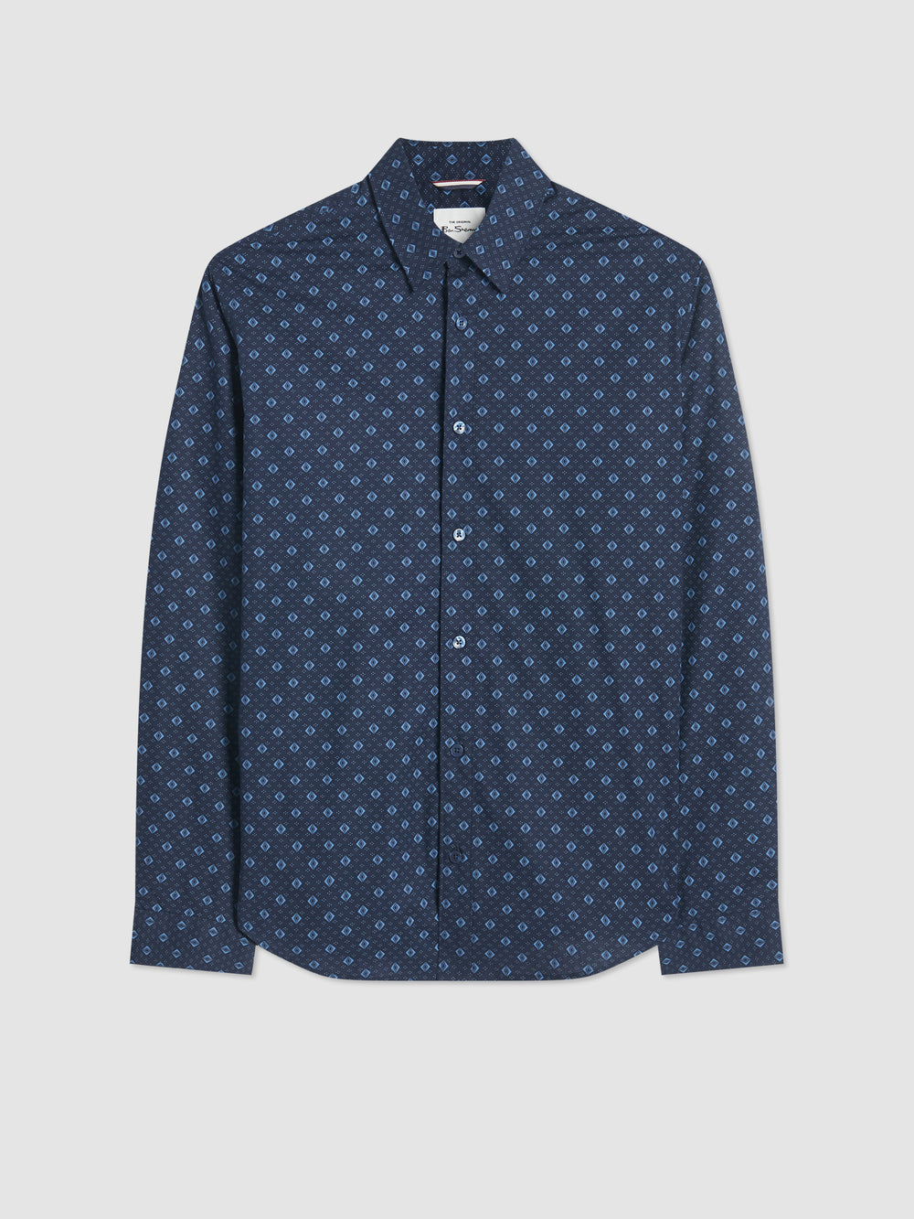 Camisas Ben Sherman Signature Geo Azules | 512-BOHLYZ