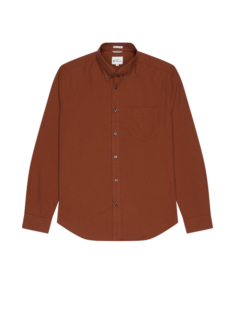 Camisas Ben Sherman Signature Long-Sleeve Oxford Naranjas | 589-BMXPEF