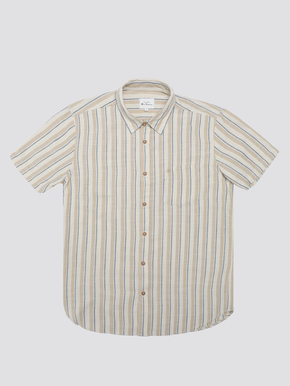 Camisas Ben Sherman Signature Mod Stripe Blancas | 435-TNPCSI