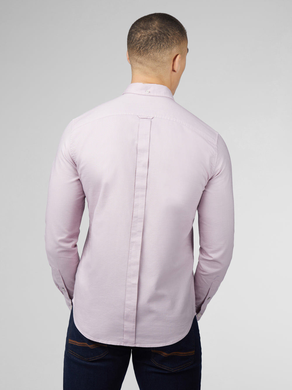 Camisas Ben Sherman Signature Oxford Long Sleeve Moradas | 450-TNWHDU