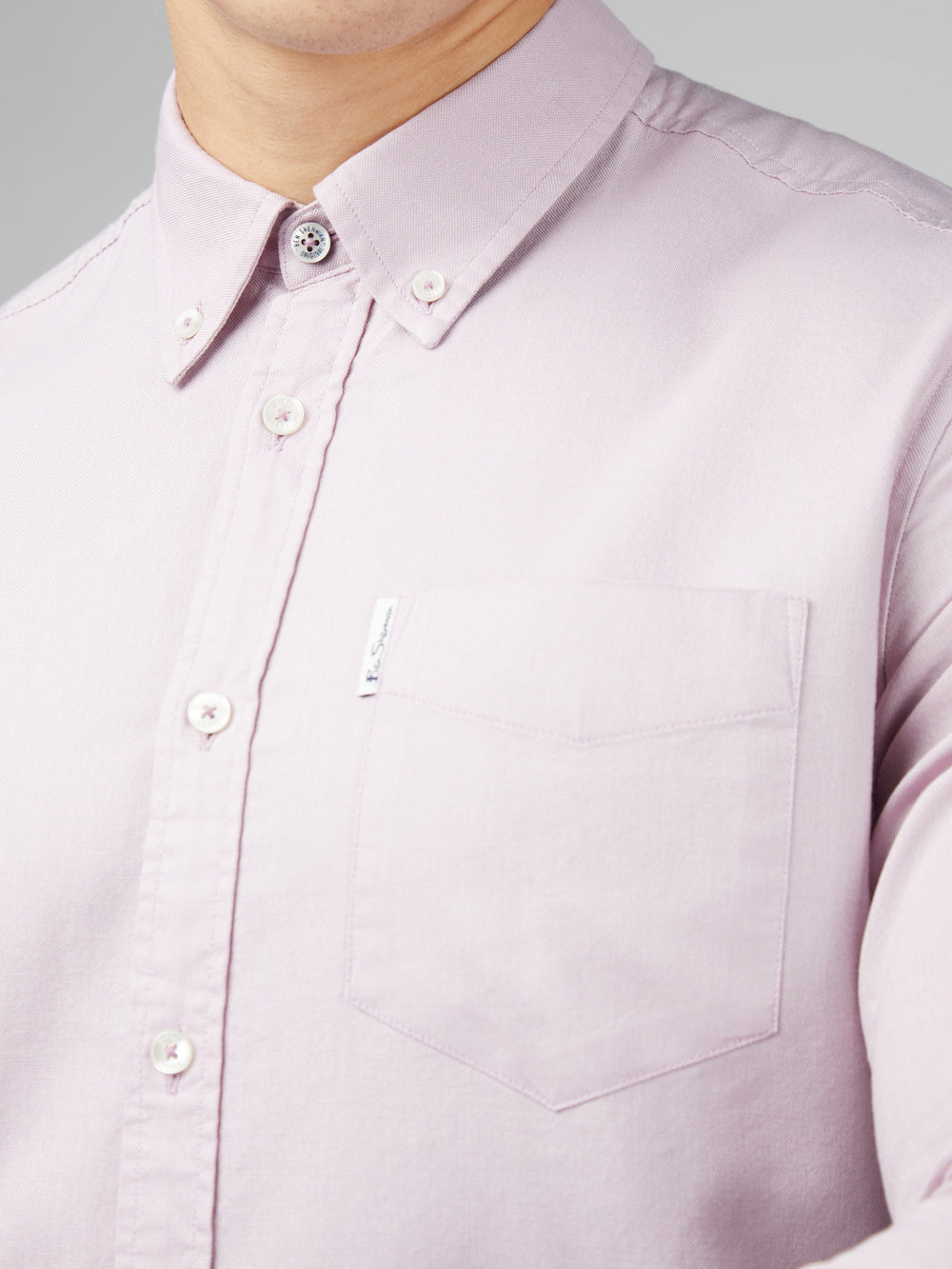 Camisas Ben Sherman Signature Oxford Long Sleeve Moradas | 450-TNWHDU