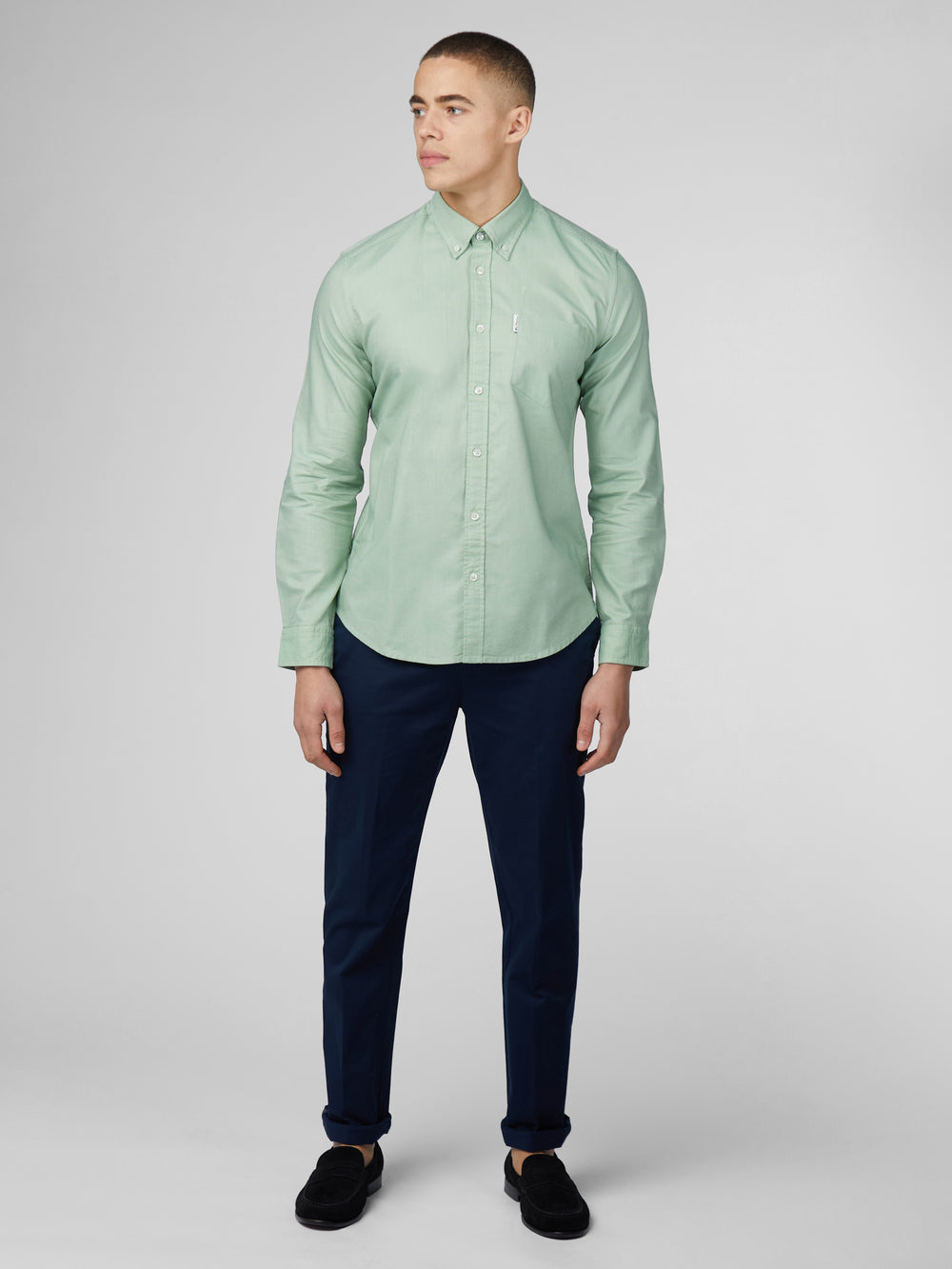 Camisas Ben Sherman Signature Oxford Verde | 932-ETFODH