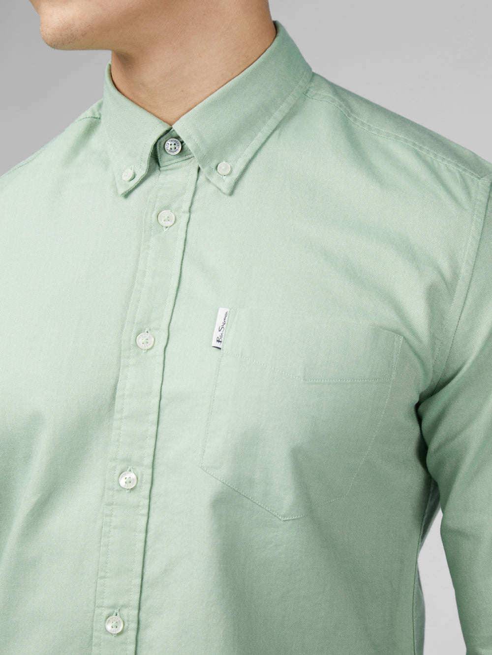 Camisas Ben Sherman Signature Oxford Verde | 932-ETFODH