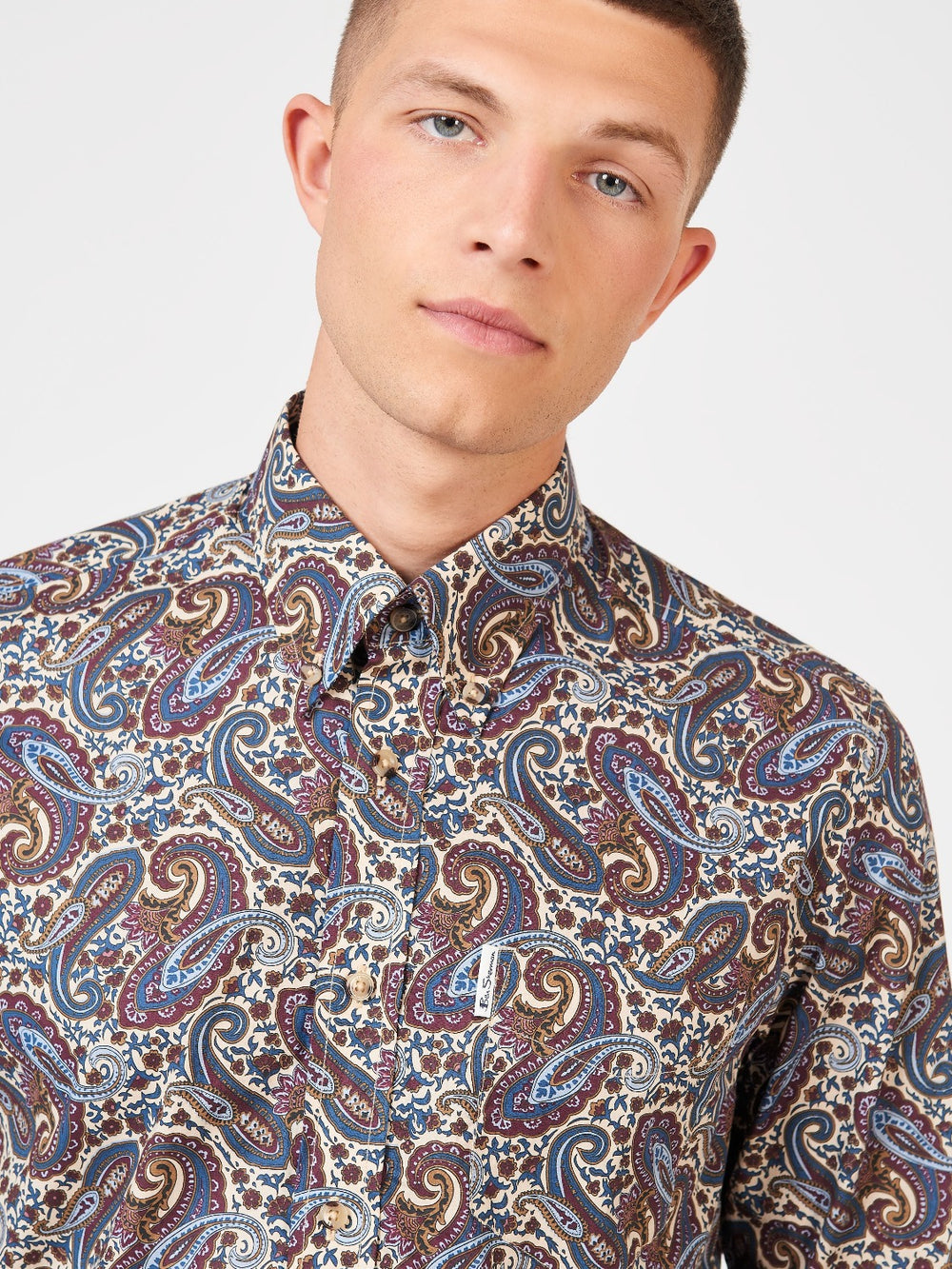 Camisas Ben Sherman Signature Paisley Multicolor | 567-DRTXSW