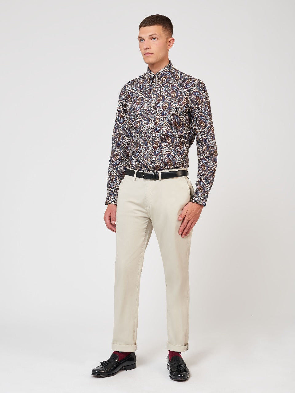 Camisas Ben Sherman Signature Paisley Multicolor | 567-DRTXSW