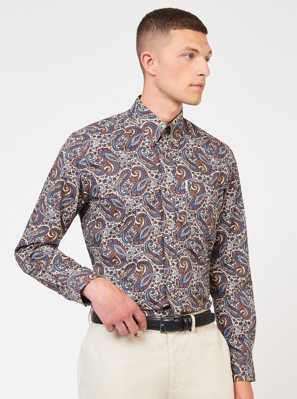 Camisas Ben Sherman Signature Paisley Multicolor | 567-DRTXSW