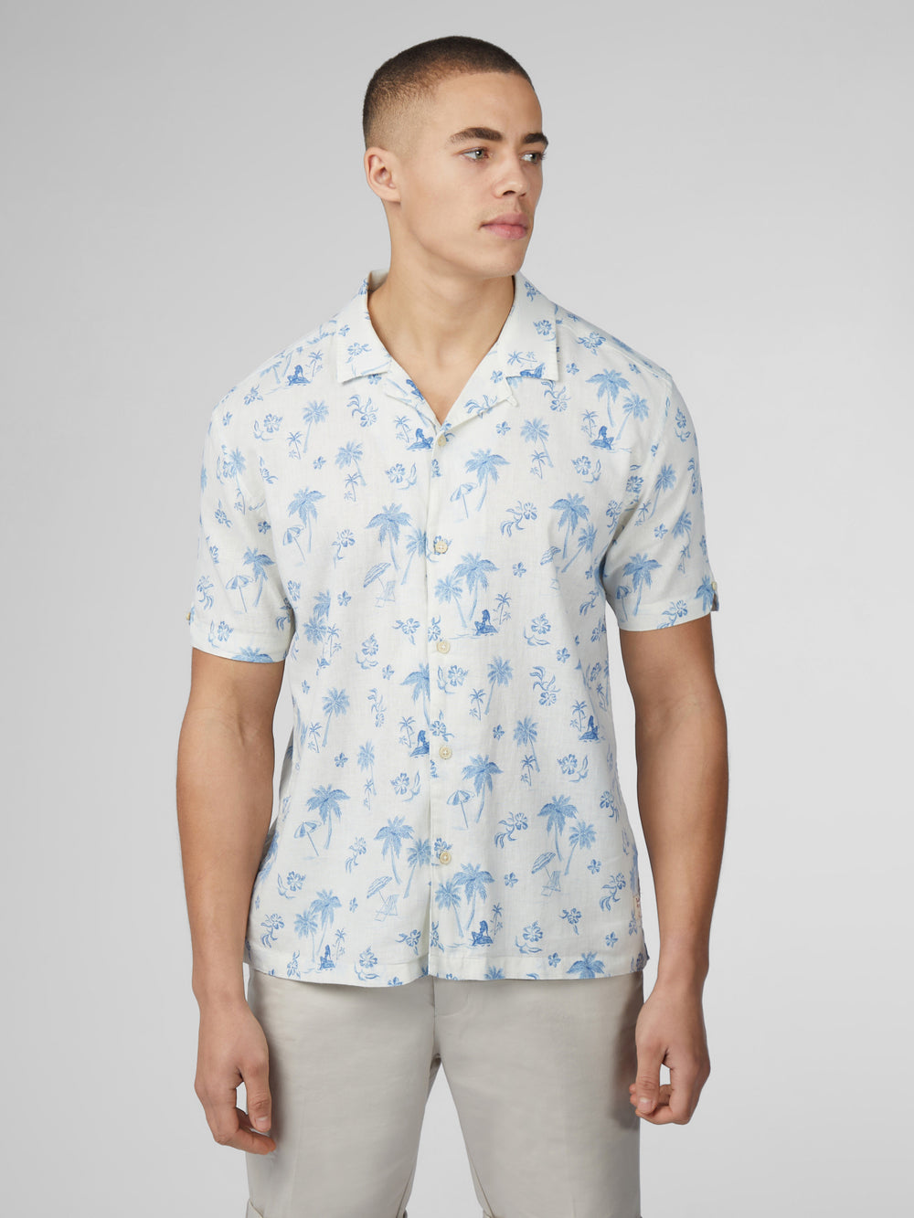 Camisas Ben Sherman Signature Resort Blancas | 697-RXBLSH