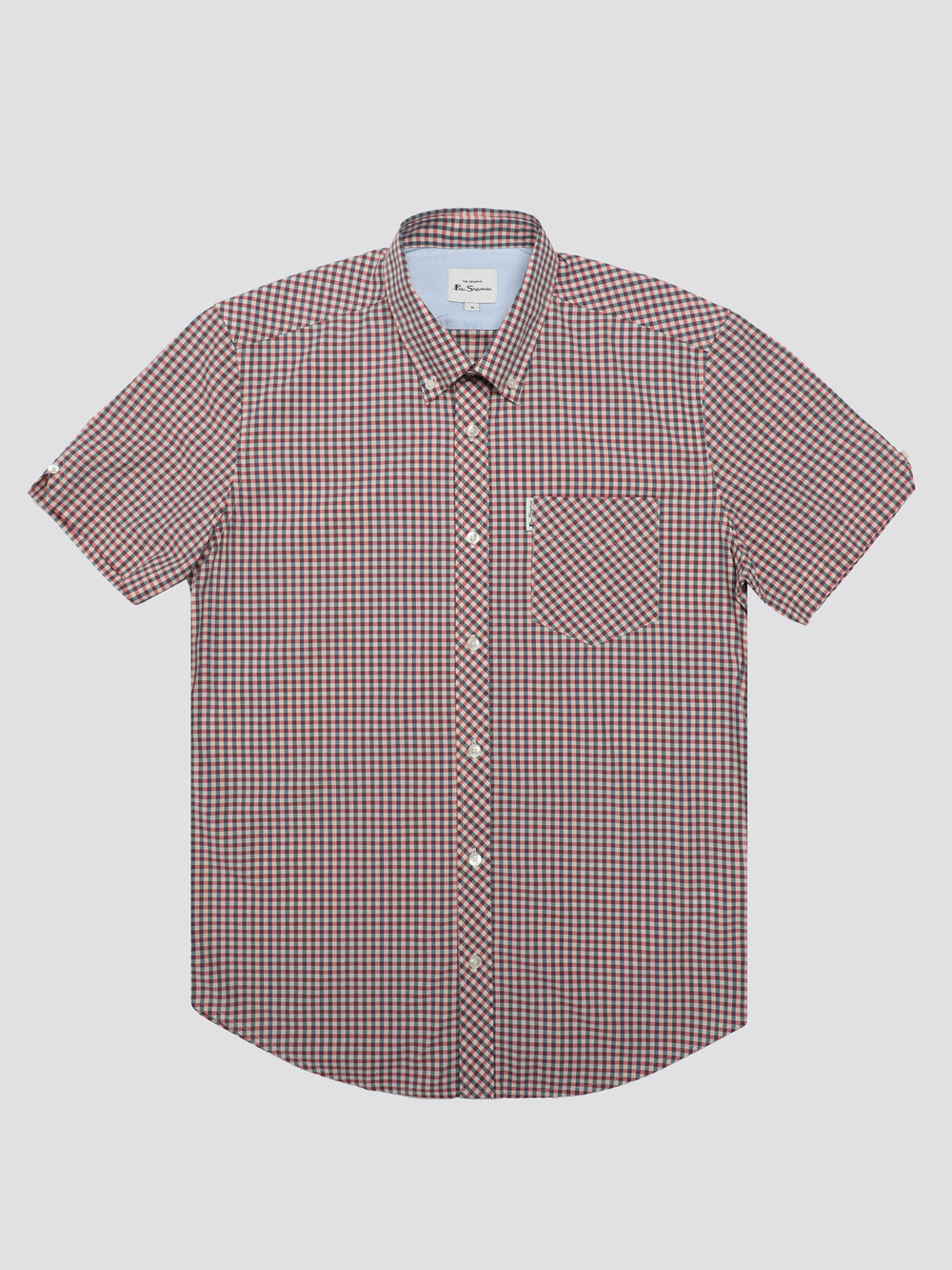 Camisas Ben Sherman Signature Short Sleeve Gingham Rojas Blancas | 625-UCGHPQ