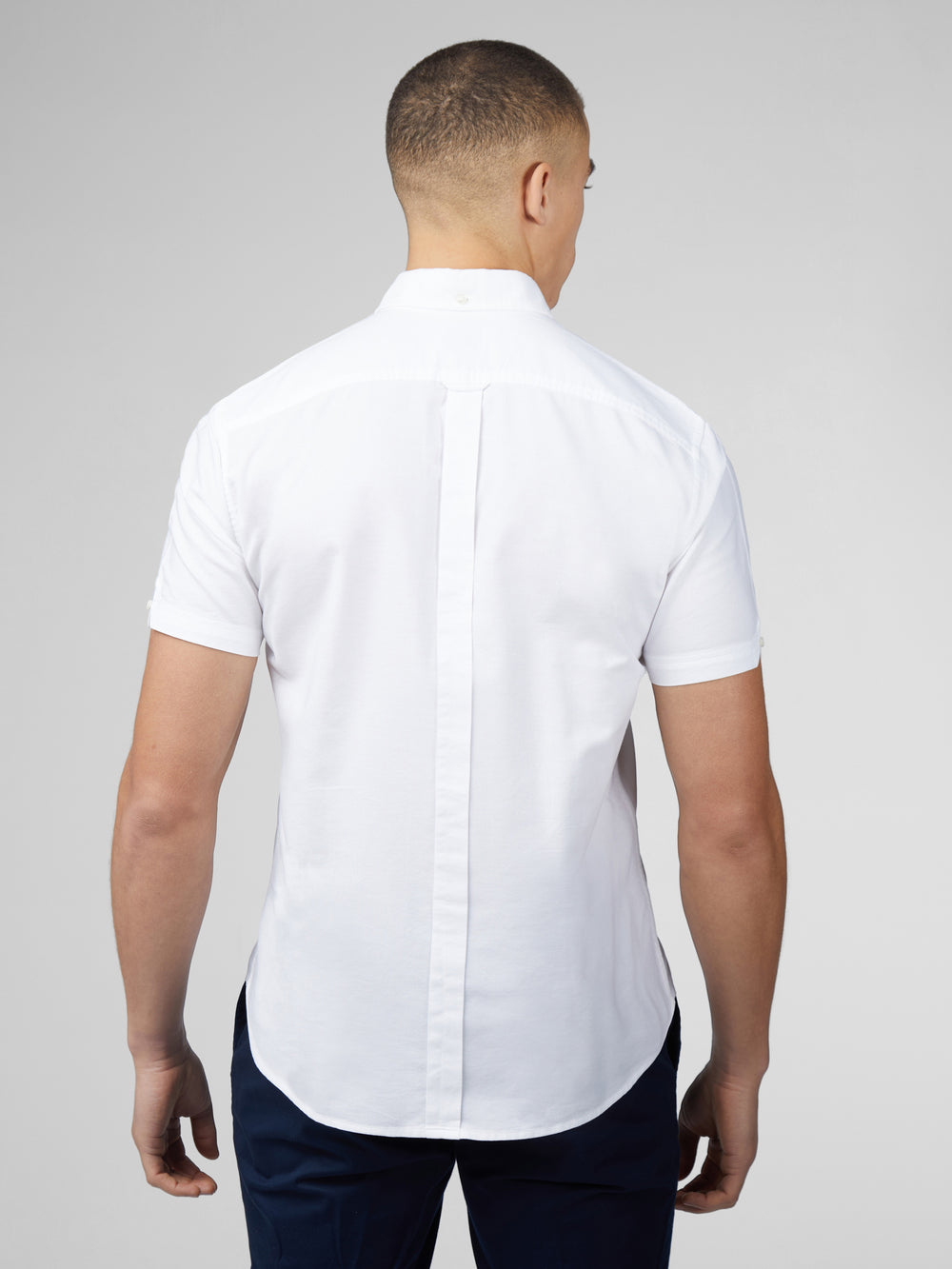 Camisas Ben Sherman Signature Short Sleeve Oxford Blancas | 021-EZRLPX